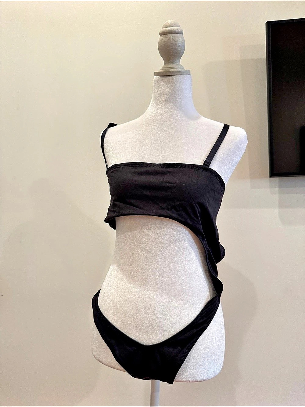 SKIMS Swim Triangle Bikini Set Black XL NWT Bikini Set